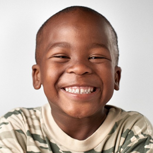 Portrait of a smiling child