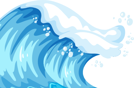 Animated wave