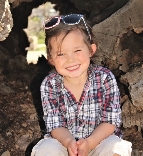 Child laughing after emergency dentistry visit